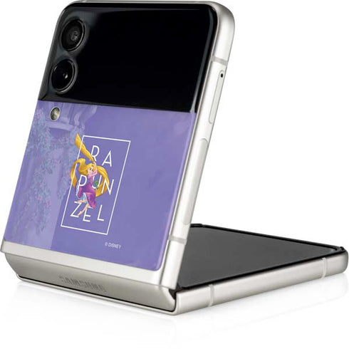 Disney Princess Rapunzel and Pascal Galaxy Z Flip4 5G Skin