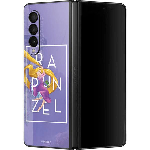 Disney Princess Rapunzel and Pascal Galaxy Z Fold3 5G Skin