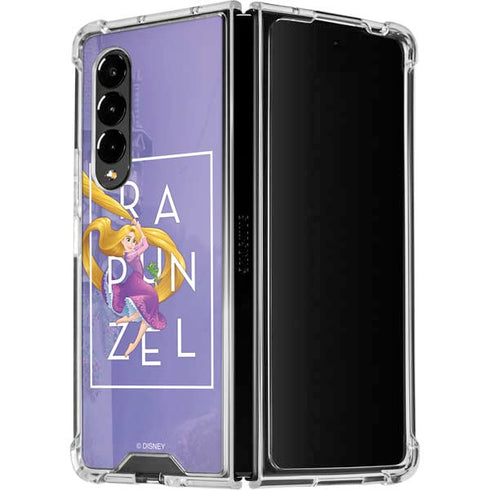 Disney Princess Rapunzel and Pascal Galaxy Z Fold4 5G Clear Case