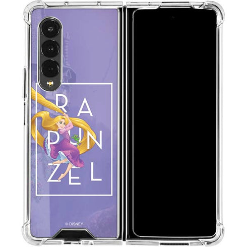 Disney Princess Rapunzel and Pascal Galaxy Z Fold4 5G Clear Case