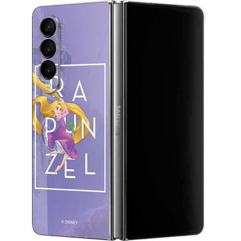Disney Princess Rapunzel and Pascal Galaxy Z Fold4 5G Skin