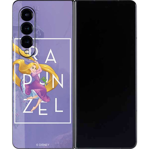 Disney Princess Rapunzel and Pascal Galaxy Z Fold4 5G Skin