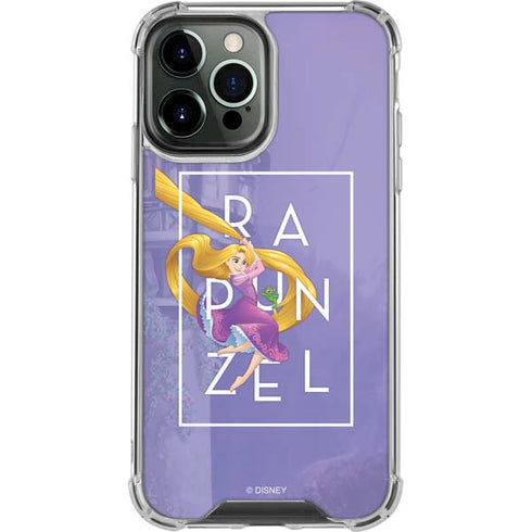 Disney Princess Rapunzel and Pascal iPhone 13 Pro Max Clear Case