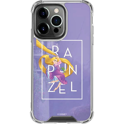 Disney Princess Rapunzel and Pascal iPhone 15 Pro Clear Case