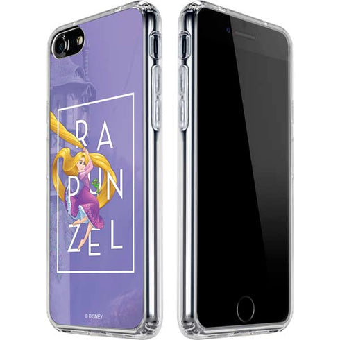 Disney Princess Rapunzel and Pascal iPhone SE (2nd & 3rd Gen) Clear Case
