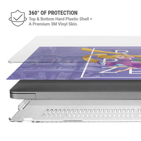 Disney Princess Rapunzel and Pascal MacBook Pro 16in (2021-25) Case plus Skin