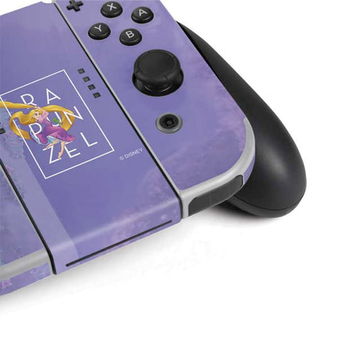 Disney Princess Rapunzel and Pascal Nintendo Switch OLED (2021) Skin