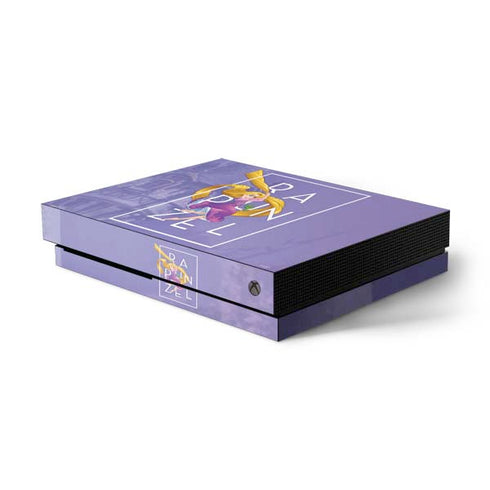 Disney Princess Rapunzel and Pascal Xbox One X Console Skin