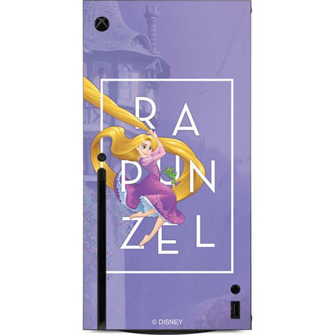 Disney Princess Rapunzel and Pascal Xbox Series X Console Skin
