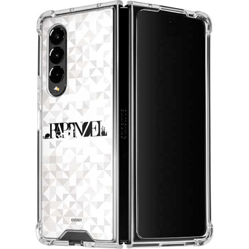 Disney Princess Rapunzel Chromatic Galaxy Z Fold4 5G Clear Case