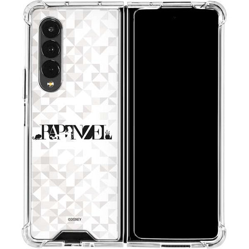 Disney Princess Rapunzel Chromatic Galaxy Z Fold4 5G Clear Case