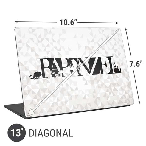 Disney Princess Rapunzel Chromatic Universal Laptop 13in (10.6 x 7.6in) Skin