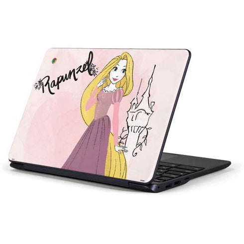 Disney Princess Rapunzel Art Samsung Chromebook Skin