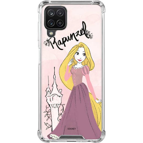 Disney Princess Rapunzel Art Galaxy A12 Clear Case