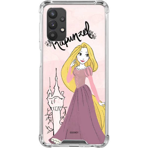 Disney Princess Rapunzel Art Galaxy A32 5G Clear Case
