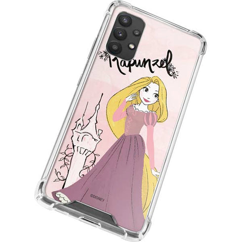 Disney Princess Rapunzel Art Galaxy A32 5G Clear Case