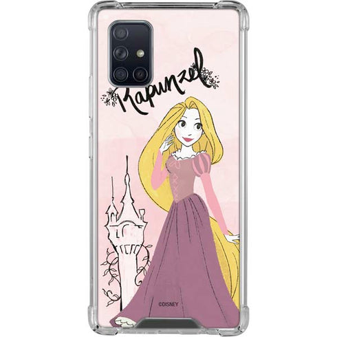 Disney Princess Rapunzel Art Galaxy A71 5G Clear Case