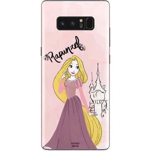 Disney Princess Rapunzel Art Galaxy Note 8 Skin