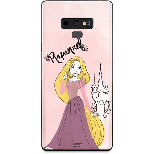 Disney Princess Rapunzel Art Galaxy Note 9 Skin