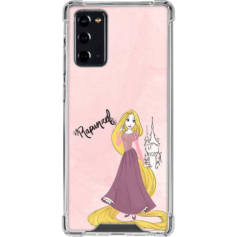 Disney Princess Rapunzel Art Galaxy Note20 5G Clear Case