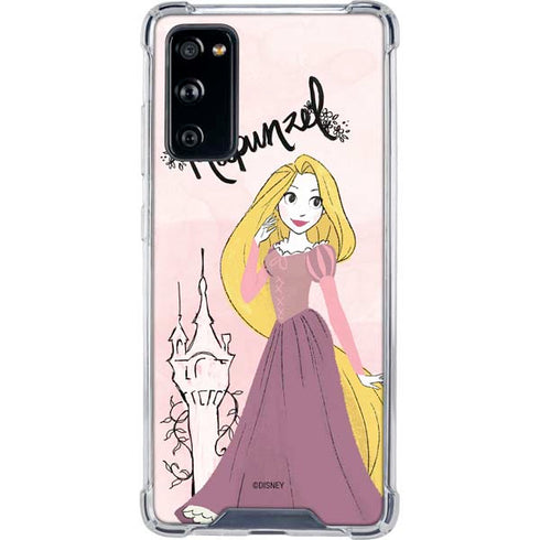 Disney Princess Rapunzel Art Galaxy S20 FE Clear Case