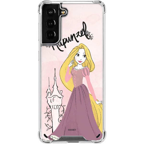 Disney Princess Rapunzel Art Galaxy S21 Plus 5G Clear Case