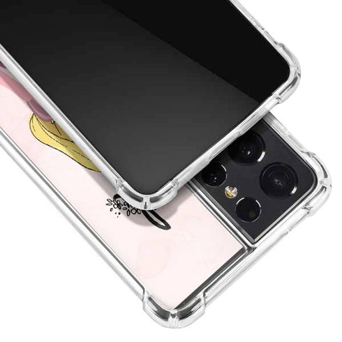 Disney Princess Rapunzel Art Galaxy S21 Ultra 5G Clear Case