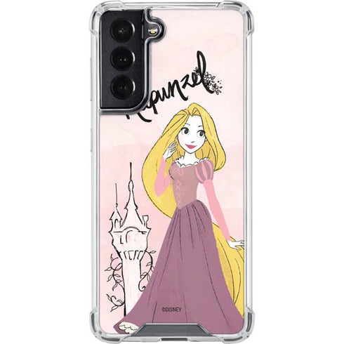 Disney Princess Rapunzel Art Galaxy S22 Clear Case