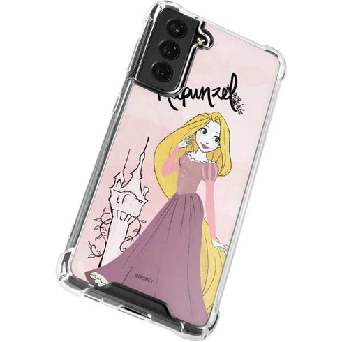 Disney Princess Rapunzel Art Galaxy S22 Plus Clear Case