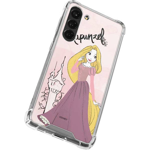 Disney Princess Rapunzel Art Galaxy S23 Plus Clear Case
