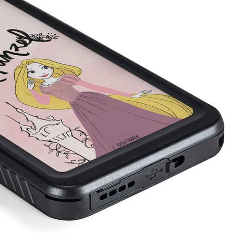 Disney Princess Rapunzel Art Galaxy S23 Plus Waterproof Case