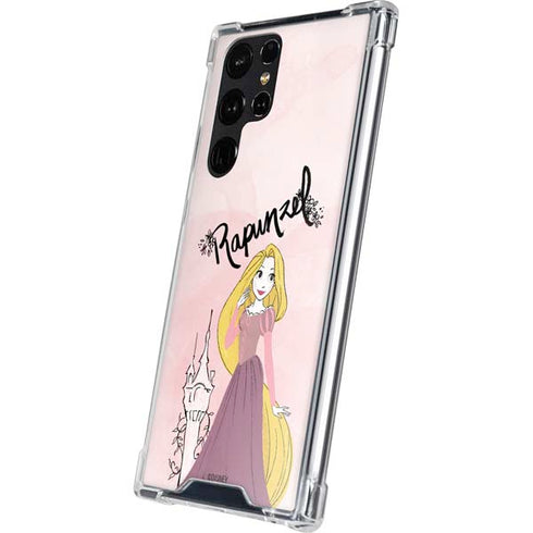 Disney Princess Rapunzel Art Galaxy S24 Ultra Clear Case