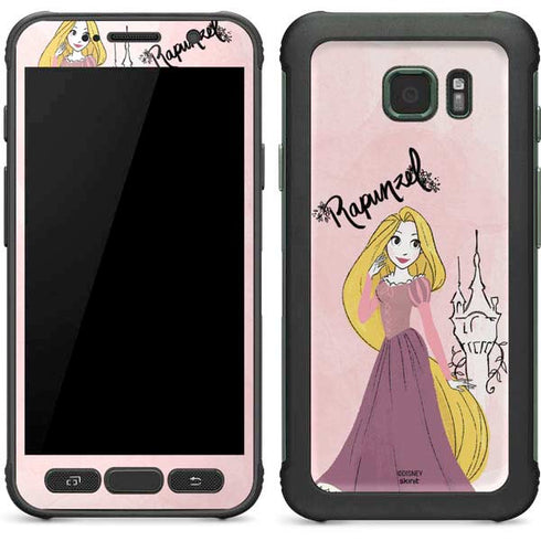 Disney Princess Rapunzel Art Galaxy S7 Active Skin