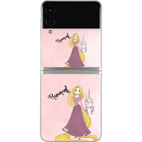 Disney Princess Rapunzel Art Galaxy Z Flip3 5G Skin