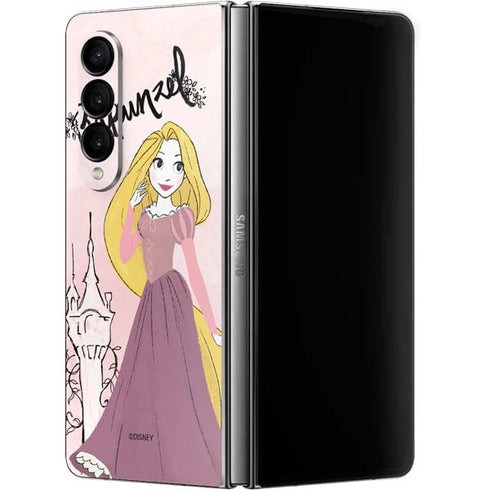 Disney Princess Rapunzel Art Galaxy Z Fold4 5G Skin