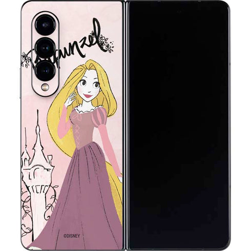 Disney Princess Rapunzel Art Galaxy Z Fold4 5G Skin