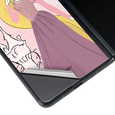 Disney Princess Rapunzel Art Galaxy Z Fold4 5G Skin