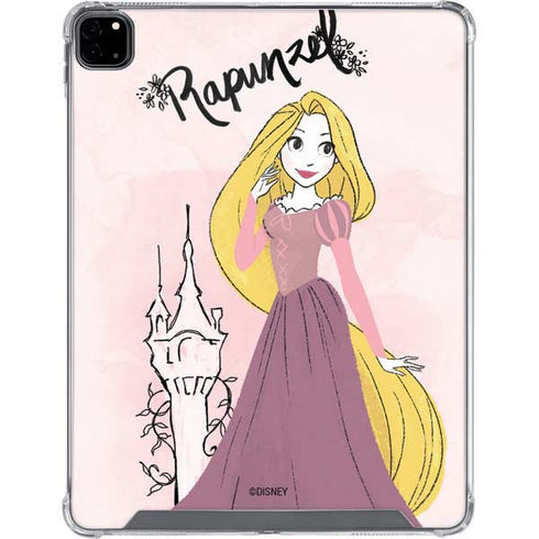 Disney Princess Rapunzel Art iPad Pro 12.9in (2020) Clear Case