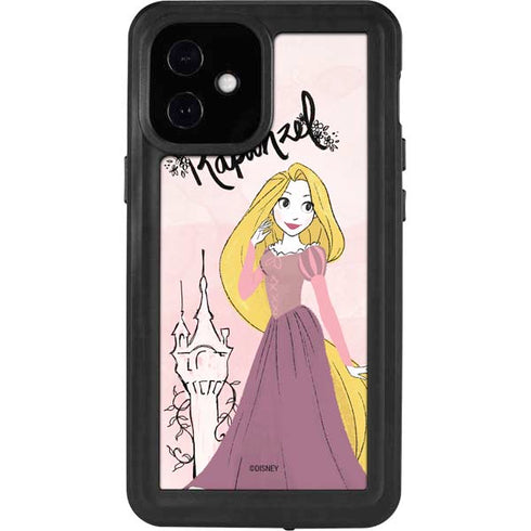 Disney Princess Rapunzel Art iPhone 12 Mini Waterproof Case