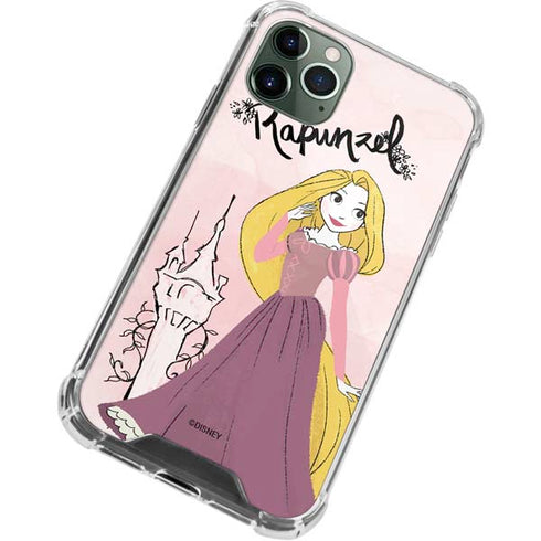 Disney Princess Rapunzel Art iPhone 12 Pro Clear Case