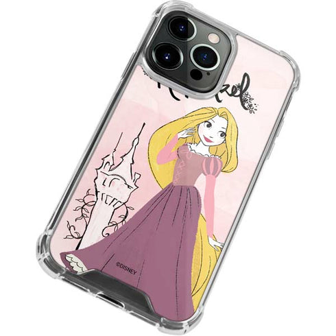 Disney Princess Rapunzel Art iPhone 13 Pro Clear Case
