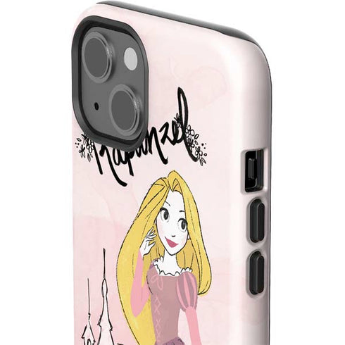 Disney Princess Rapunzel Art iPhone 15 Plus Impact Case