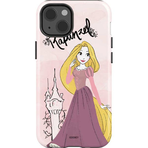 Disney Princess Rapunzel Art iPhone 15 Impact Case