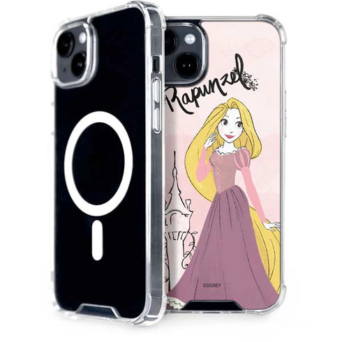 Disney Princess Rapunzel Art iPhone 15 Plus MagSafe Case