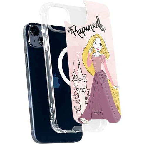 Disney Princess Rapunzel Art iPhone 15 Plus MagSafe Case