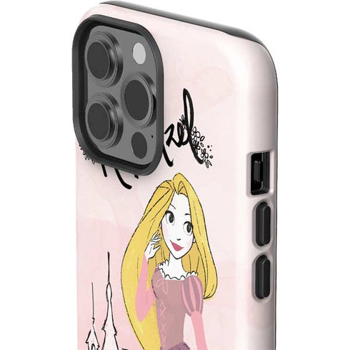 Disney Princess Rapunzel Art iPhone 15 Pro Max Impact Case