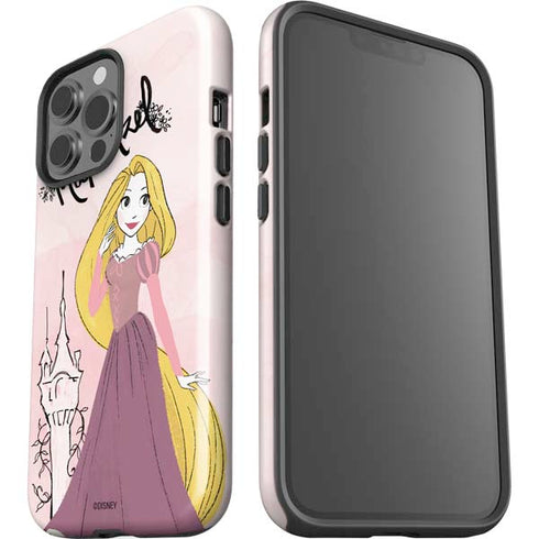 Disney Princess Rapunzel Art iPhone 15 Pro Max Impact Case