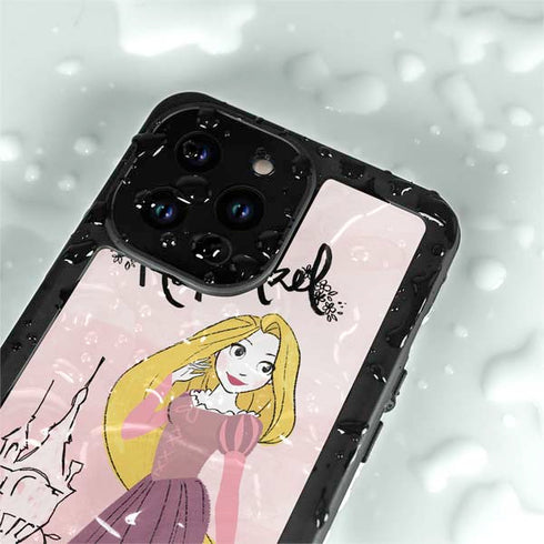 Disney Princess Rapunzel Art iPhone 14 Pro Max Waterproof Case