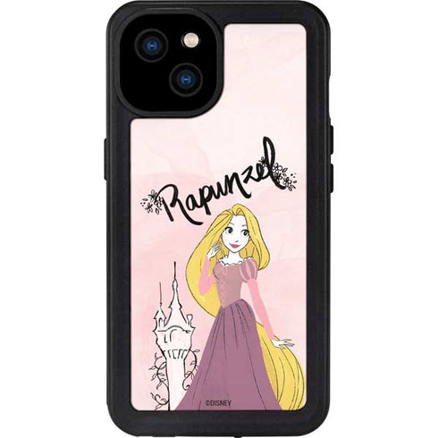 Disney Princess Rapunzel Art iPhone 15 Plus Waterproof Case