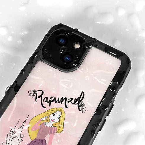 Disney Princess Rapunzel Art iPhone 15 Plus Waterproof Case